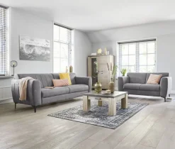Profijt Meubel 3 zitsbank Ridgway antraciet basic comfort