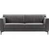 Profijt Meubel 3 zitsbank Ridgway antraciet premium comfort
