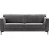 Profijt Meubel 3 zitsbank Ridgway donkergrijs basic comfort