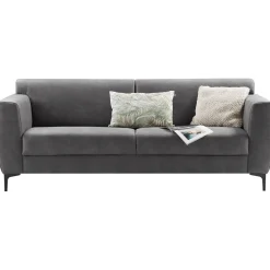 Profijt Meubel 3 zitsbank Ridgway donkergrijs basic comfort