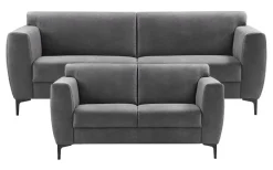 Profijt Meubel Bankstel 3+2 Ridgway donkergrijs excellent comfort