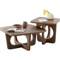 Profijt Meubel Bijzettafel Aseri mangohout 50 cm vierkant