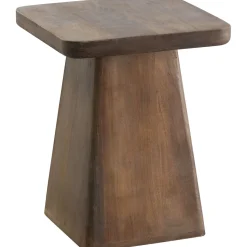 Profijt Meubel Bijzettafel Barru mangohout 40 cm vierkant