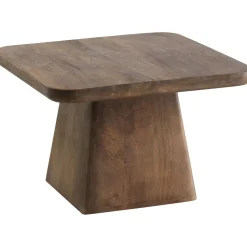 Profijt Meubel Bijzettafel Baru mangohout 60 cm vierkant