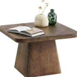 Profijt Meubel Bijzettafel Baru mangohout 60 cm vierkant