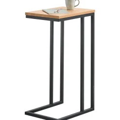 Profijt Meubel Bijzettafel Budrio lichtbruin 31x41 cm rechthoekig