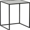 Profijt Meubel Bijzettafel Ciney 44 cm vierkant zwart