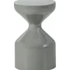 Profijt Meubel Bijzettafel Cinisi lichtgrijs 30 cm rond