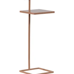 Profijt Meubel Bijzettafel Drenia roze 22 cm vierkant