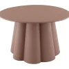 Profijt Meubel Bijzettafel Easdale 63 cm rond donkerbeige