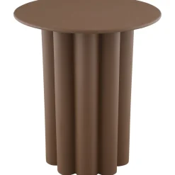Profijt Meubel Bijzettafel Easdale 43 cm rond bruin