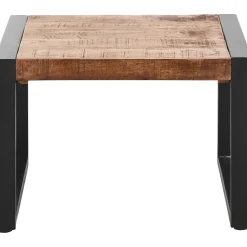 Profijt Meubel Bijzettafel Newhaven mangohout 60 cm vierkant
