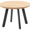Profijt Meubel Bijzettafel Widnes eikenhout 50 cm rond