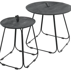 Profijt Meubel Bijzettafelset Monroy 55 en 35 cm rond