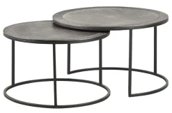 Profijt Meubel Bijzettafelset Salento silver antique