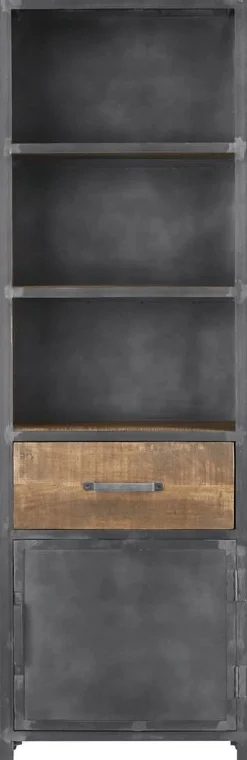 Profijt Meubel Boekenkast Indusy mangohout 200x065x037 cm