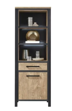 Profijt Meubel Boekenkast Mendiga (linksdraaiend) met verlichting