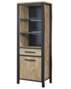 Profijt Meubel Boekenkast Mendiga (linksdraaiend) met verlichting