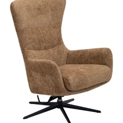 Profijt Meubel Draaifauteuil Alora bouclé bruin
