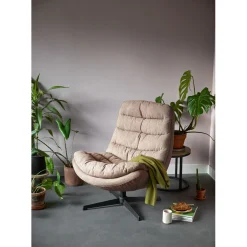 Profijt Meubel Draaifauteuil Baray taupe