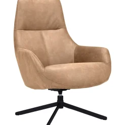 Profijt Meubel Draaifauteuil Kenmare microleder lichtbruin