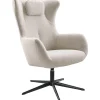 Profijt Meubel Draaifauteuil Renville beige met nekkussen