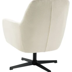 Profijt Meubel Draaifauteuil Tarkio bouclé wit
