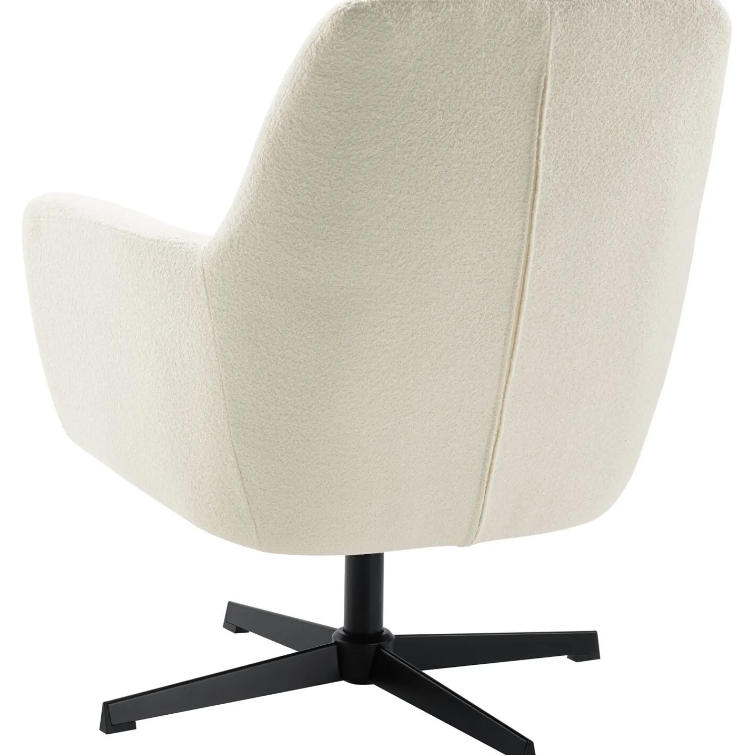 Profijt Meubel Draaifauteuil Tarkio bouclé wit