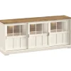 Profijt Meubel Dressoir Eldora 209 cm met 3 schuifdeuren en verlichting