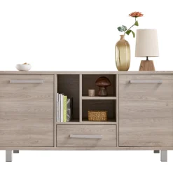 Profijt Meubel Dressoir Gradoly 90x180x45 cm grijs
