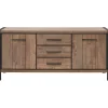 Profijt Meubel Dressoir Mantera 80x180x48 cm donkerbruin
