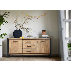 Profijt Meubel Dressoir Mantera 80x180x48 cm lichtbruin
