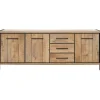 Profijt Meubel Dressoir Mantera 80x236x48 cm lichtbruin