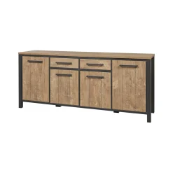 Profijt Meubel Dressoir Mendiga 89x207x50 cm