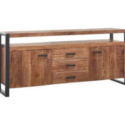 Profijt Meubel Dressoir Newhaven mangohout 80x180x43 cm