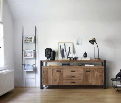 Profijt Meubel Dressoir Newhaven mangohout 80x180x43 cm