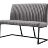 Profijt Meubel Eetkamerbank Pareda 130 cm grijs