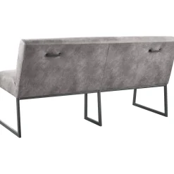 Profijt Meubel Eetkamerbank Thurso 170 cm microleder grijs