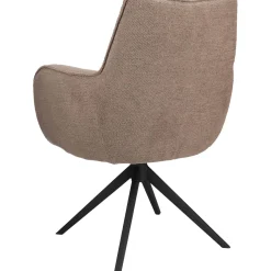 Profijt Meubel Eetkamerstoel Derio draaibaar taupe