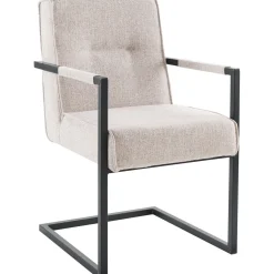 Profijt Meubel Eetkamerstoel met armleuning Rodilo beige