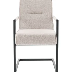 Profijt Meubel Eetkamerstoel met armleuning Rodilo beige