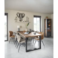 Profijt Meubel Eetkamerstoel Minot taupe
