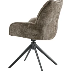 Profijt Meubel Eetkamerstoel Rindo draaibaar taupe