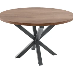 Profijt Meubel Eettafel Caltana 130 cm donkerbruin rond