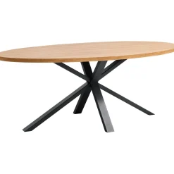 Profijt Meubel Eettafel Caltana 220x120 cm lichtbruin ovaal