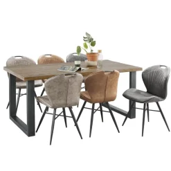 Profijt Meubel Eettafel Indusy-Calde mangohout 220x100 cm rechthoekig
