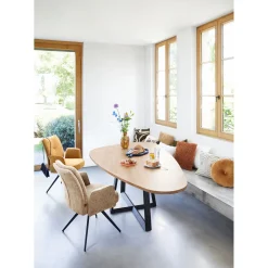 Profijt Meubel Eettafel Levado 200x100 cm organisch