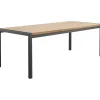Profijt Meubel Eettafel Mantera 220x100 cm rechthoekig lichtbruin