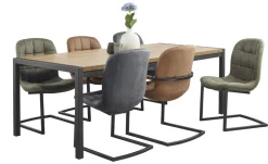 Profijt Meubel Eettafel Mantera 190x90 cm rechthoekig lichtbruin