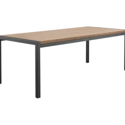 Profijt Meubel Eettafel Mantera 220x100 cm rechthoekig donkerbruin
